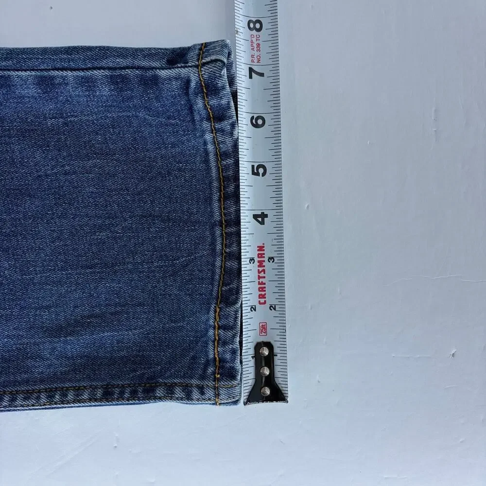Levi's 511 Slim Fit Jeans W38 L30 Medium Wash Dark Indigo Denim Men's